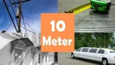 how big is 10 m