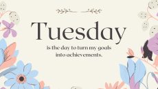 Positive Good Morning Tuesday Blessings