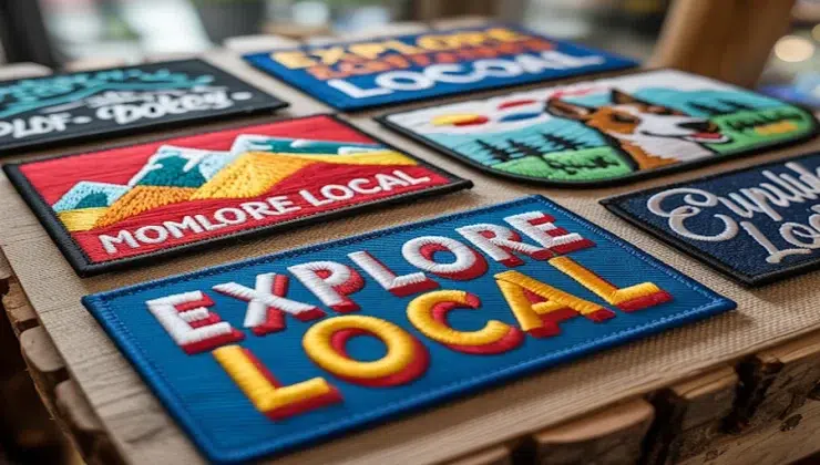 Custom Patches Made Locally.