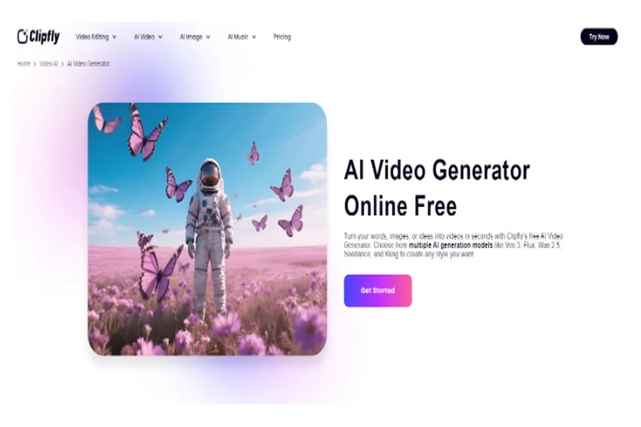 Clipfly AI Video Generator