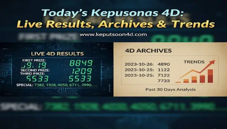 Today’s Keputusan 4D Live Results, Archives & Trends