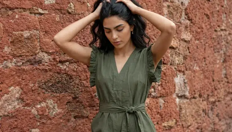 Army Green Jumpsuit Womens