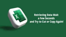 Retrieving data. Wait a few seconds and try to cut or copy again.