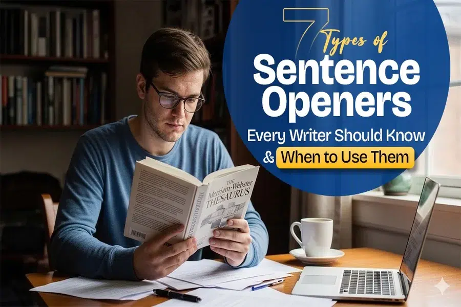 7 Types of Sentence Openers Every Writer Should Know and When to Use Them