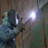 Welding Worker in Bangladesh Shipyard