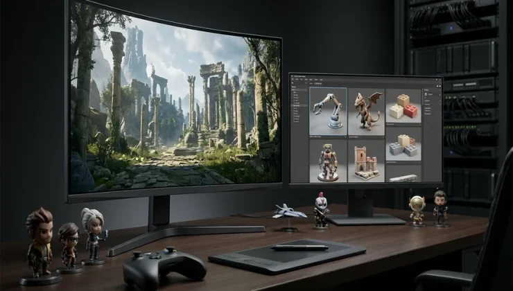 GameGenerate 8K Textured Assets Through an AI 3D Model Generator for Realism